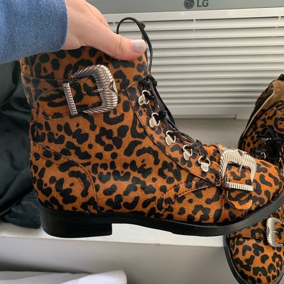 SCHUTZ leopard boots NEVER WORN - Picture 3 of 3